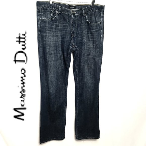 Massimo Dutti Denim Jeans Size W36XL32 Relaxed Fit - Picture 1 of 9